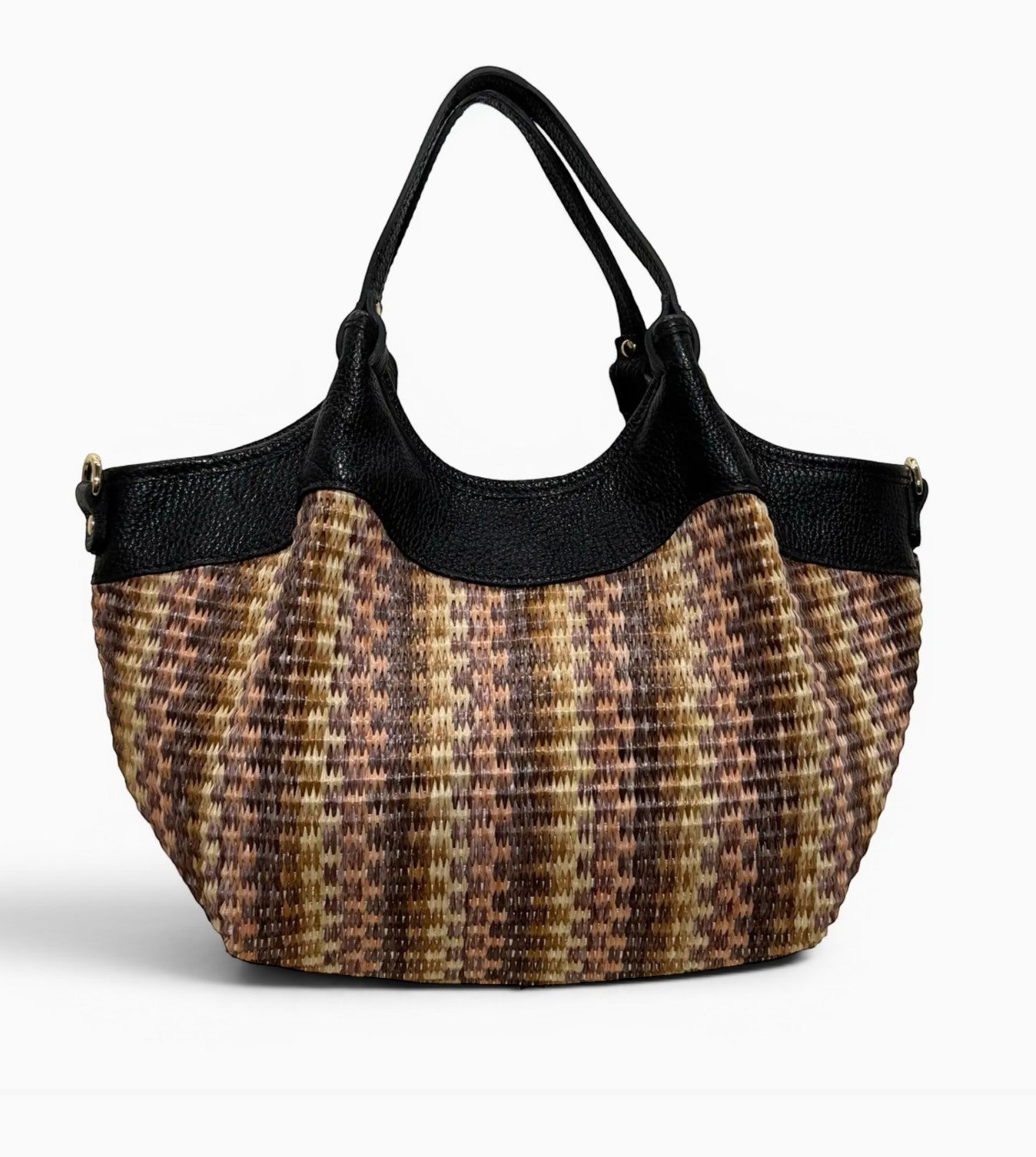 Sac Raphia Cuir Olga Médium Multicolore LOUISA LEE

Le sac Olga de LOUISA LEE allie tressage artisanal en raphia et cuir de vachette grainé pour une silhouette Old Money intemporelle. Sa forme évasée, ses anses ergonomiques et son volume généreux en font le compagnon idéal du quotidien
