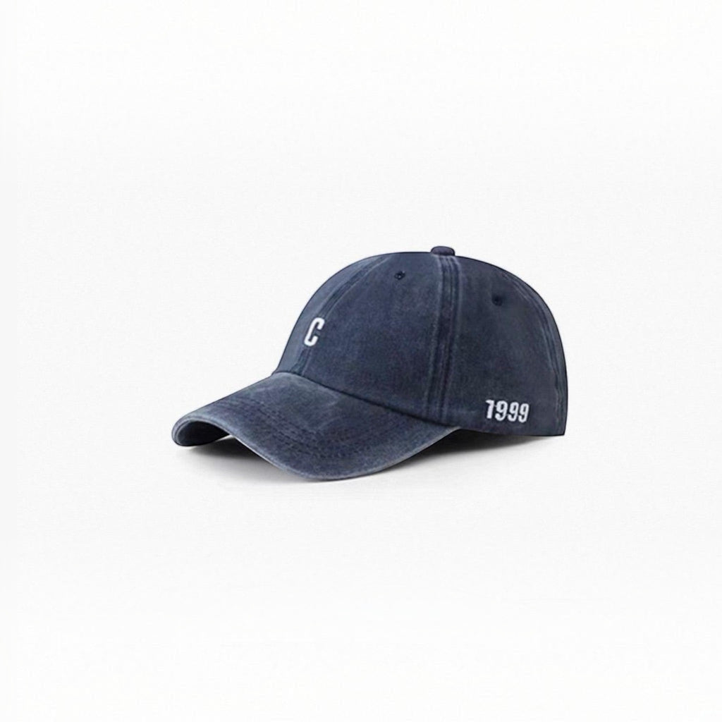 Casquette effet jeans délavé écriture "c" - Casquette - LINETA