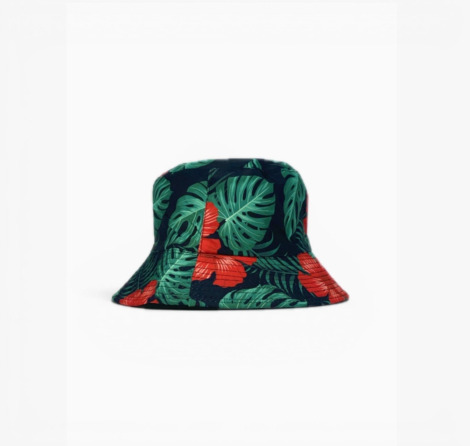 Bob réversible imprimé feuille et fleur LINETA