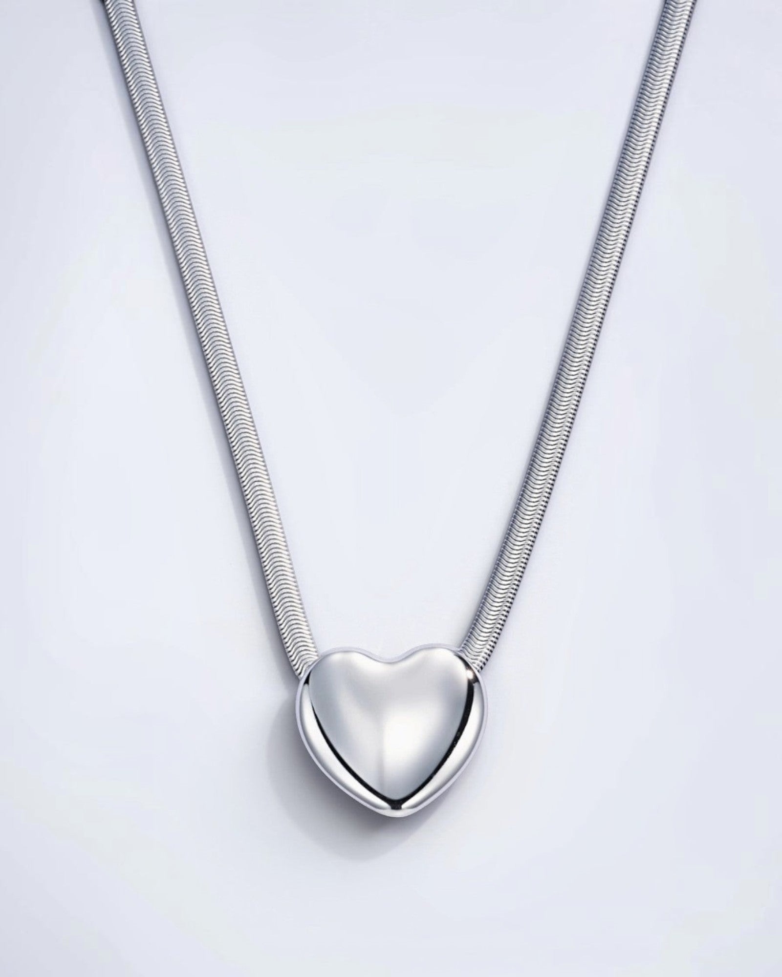 Collier acier inoxydable solitaire ÉLINE L'ATELIER