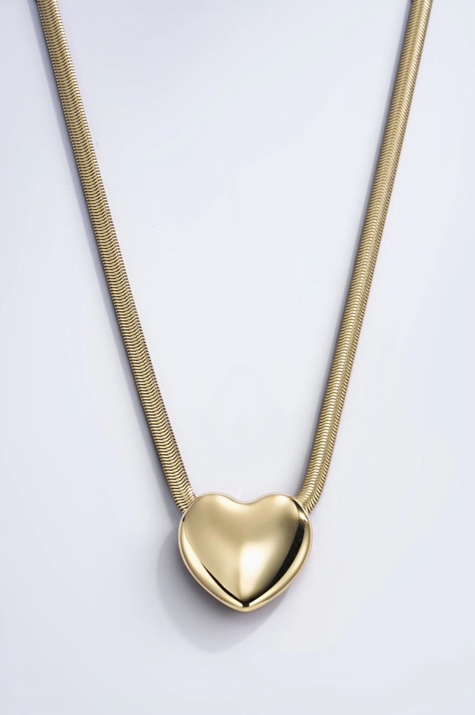 Collier acier inoxydable solitaire ÉLINE L'ATELIER