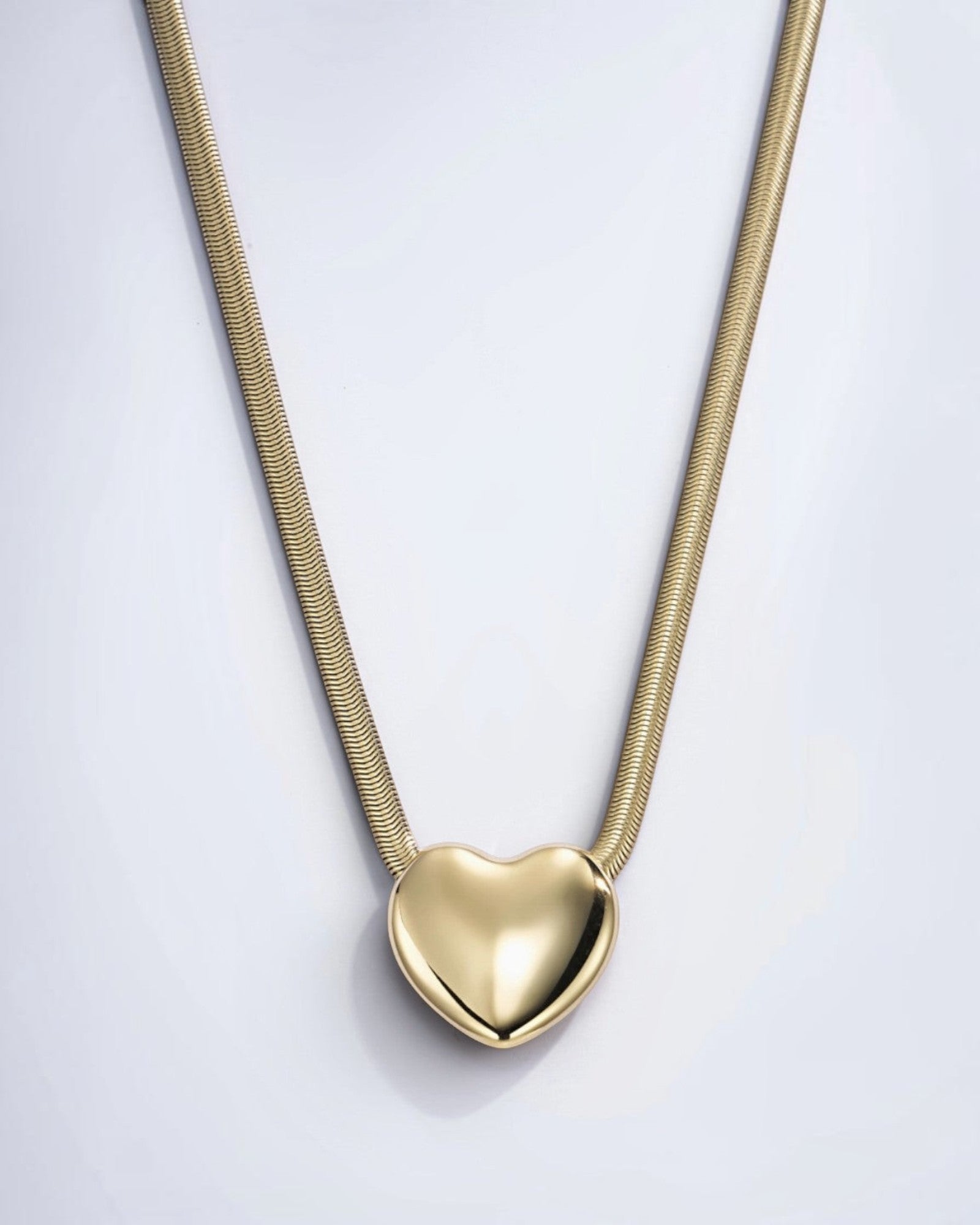 Collier acier inoxydable solitaire ÉLINE L'ATELIER