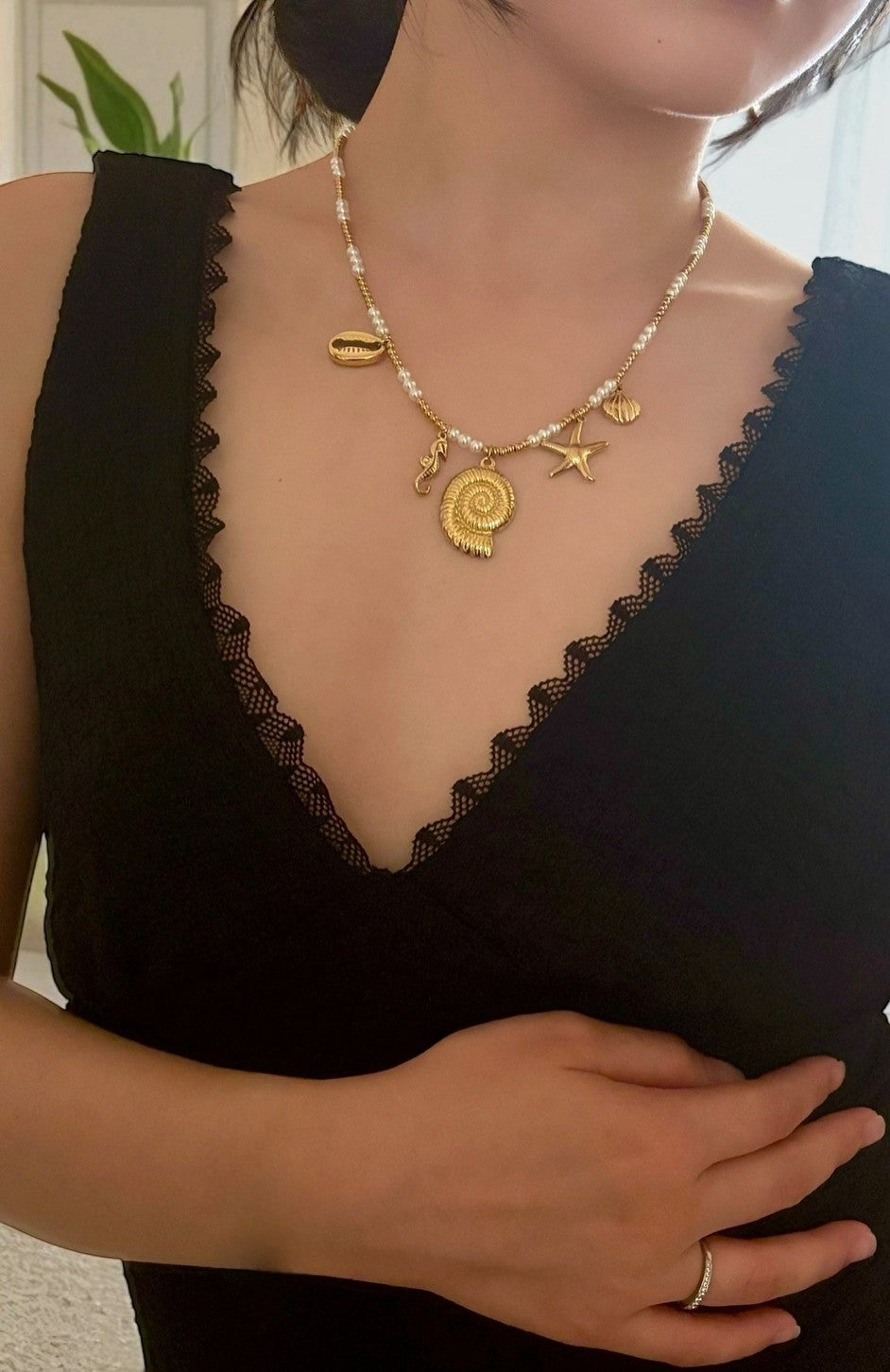 Collier acier inoxydable chaîne maille ÉLINE L'ATELIER