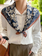 Foulard à motif 70x70 cm ÉLINE L'ATELIER