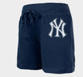 Shorts à cordon de serrage pour enfant avec logo pailleté des New York Yankees