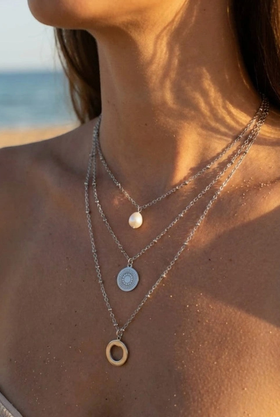 Colliers en acier inoxydable Bijoux Mystères