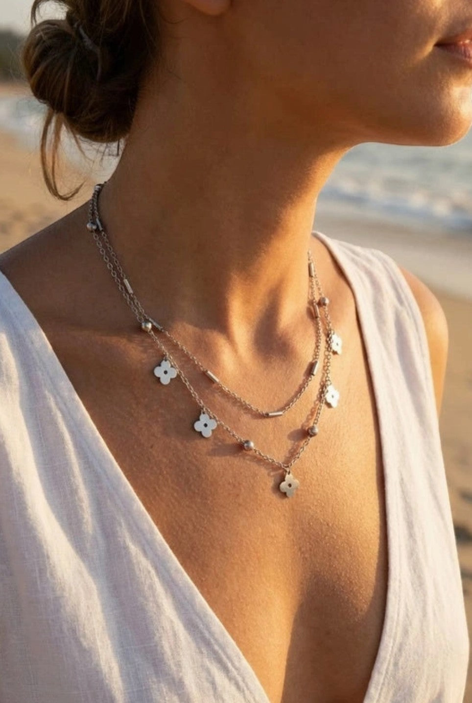 Colliers en acier inoxydable Bijoux Mystères