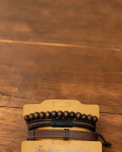 Bracelet homme matières naturelles ÉLINE L'ATELIER