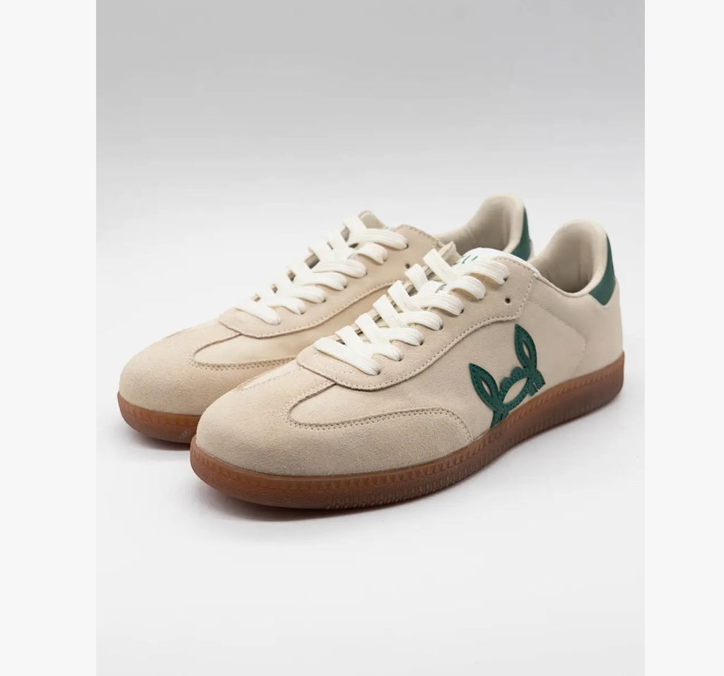 Baskets décontractées en daim beige