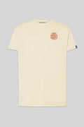 T-shirt imprimé cercle beige