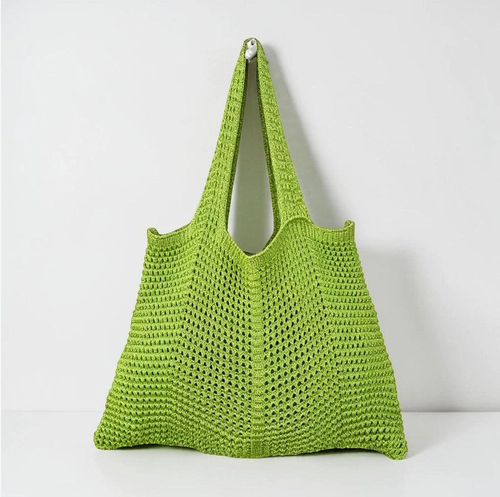 Sac de plage en crochet à motifs ajourés - Coton - Sacs - LUCKY NANA