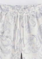 Ensemble chemise short à motif fleuri