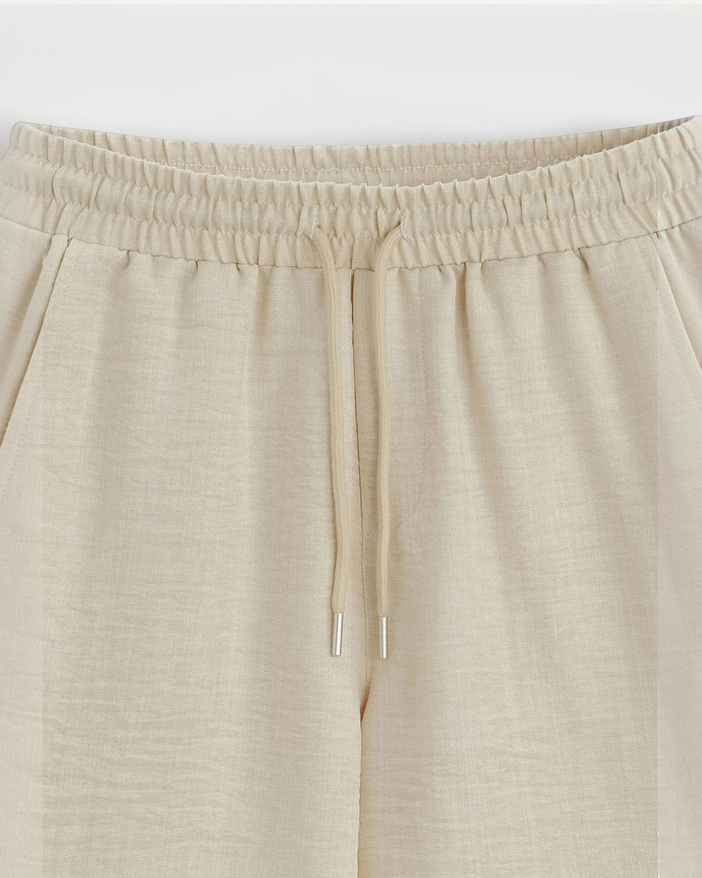 Ensemble chemise short décontracté beige marron Frilivin - Pantalon - Frilivin