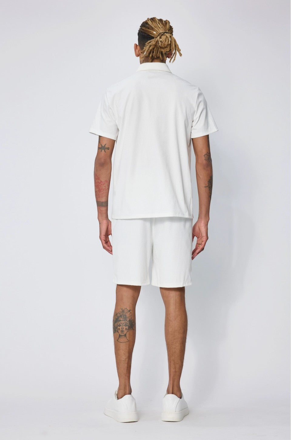 Ensemble Polo & Short Blanc FRILIVIN