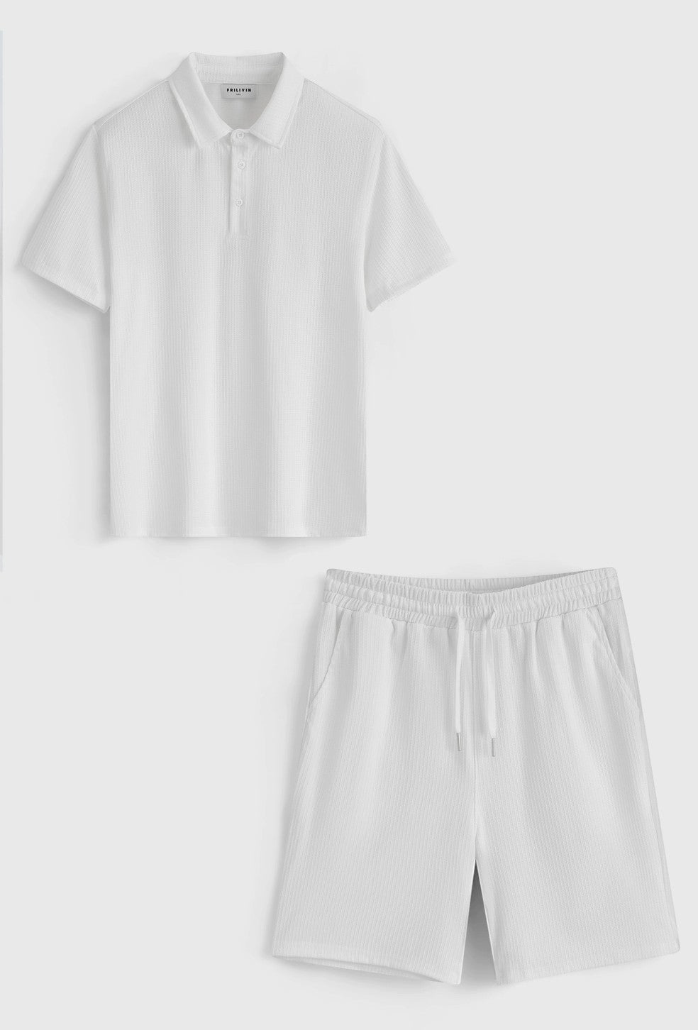 Ensemble Polo & Short Blanc FRILIVIN