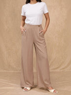 Pantalon en lin -THEODORE - Pantalons - LOVIE & CO