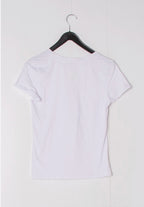 T-shirt manche courte simple coton col V