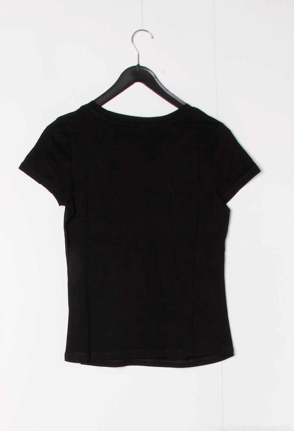 T-shirt manche courte simple coton col V