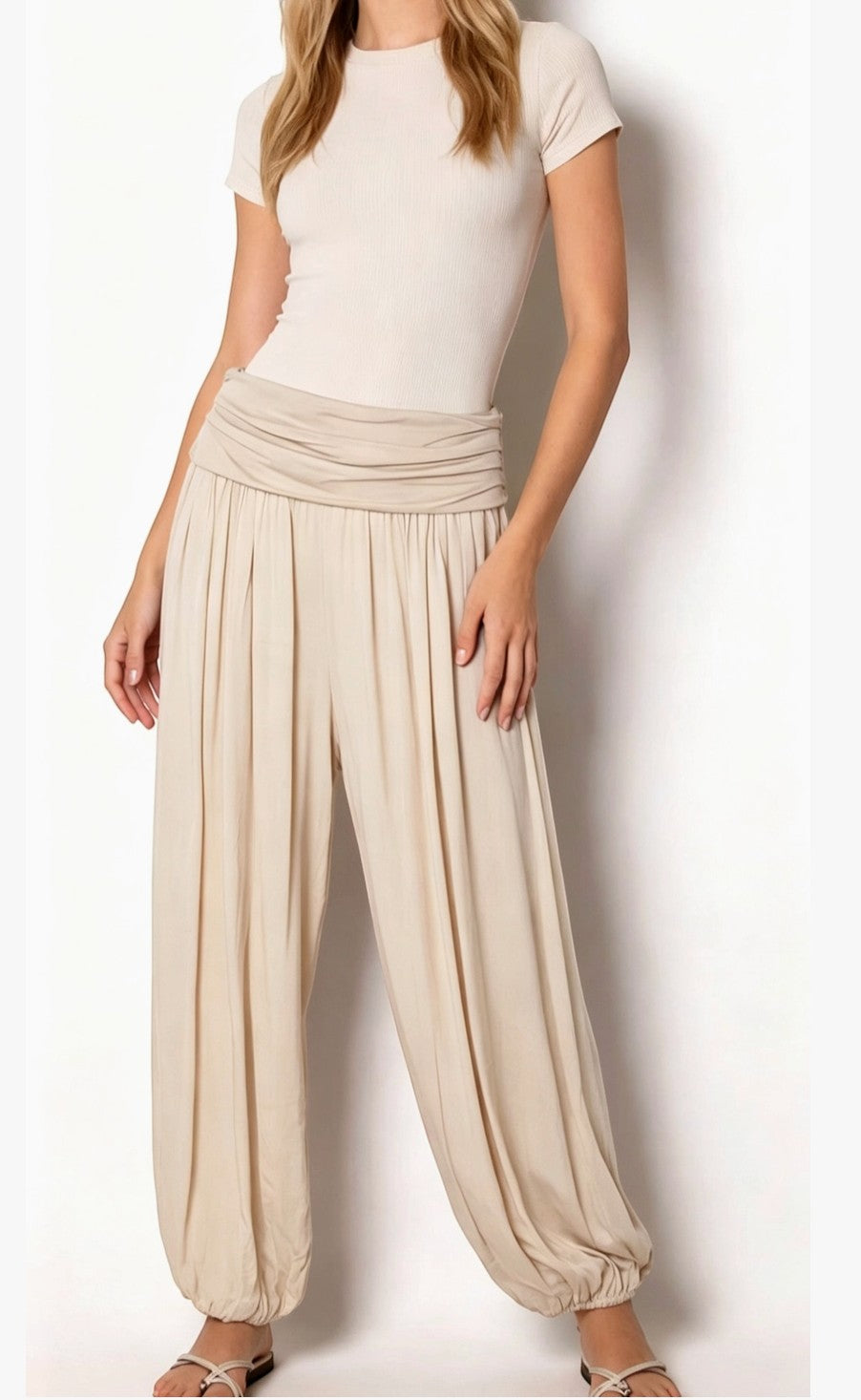 Pantalon Sarouel Viscose Taille Unique