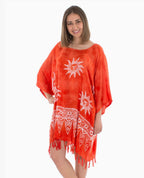 Tunique Viscose à Franges
