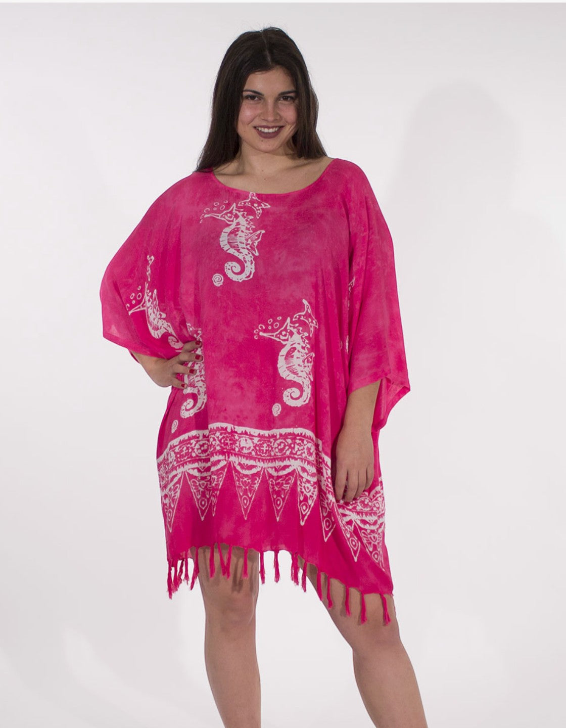 Tunique Viscose à Franges
