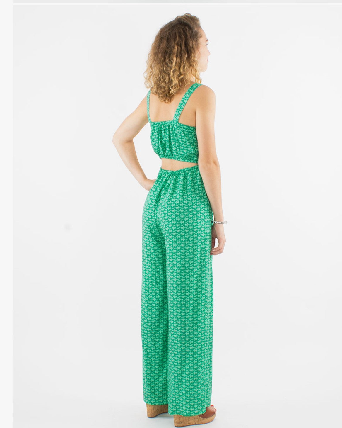 Combinaison Longue Viscose Dos Ouvert