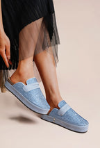 Mules à Plateforme Ornées de Strass LADY GLORY