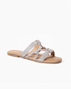 Claquettes à Strass Bout Ouvert LADY GLORY - Chaussures - LADY GLORY