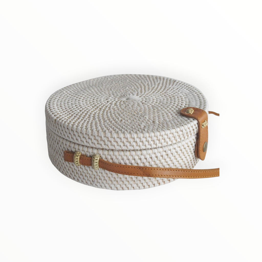 Sac Bali Rond en Rotin Artisanal Schu'zz