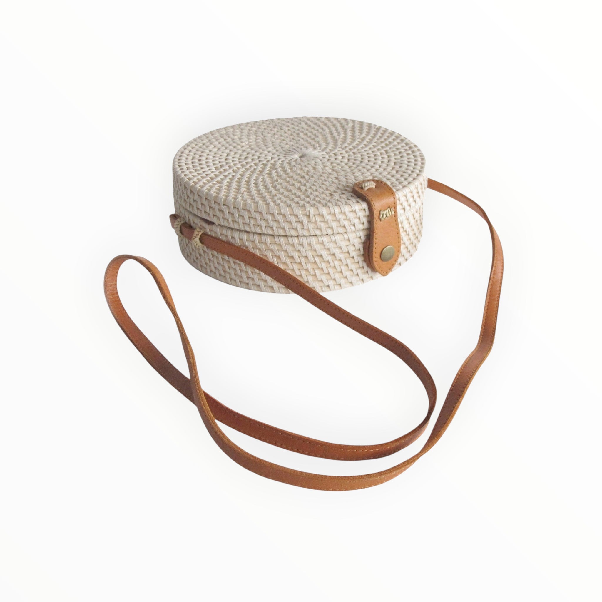 Sac Bali Rond en Rotin Artisanal Schu'zz