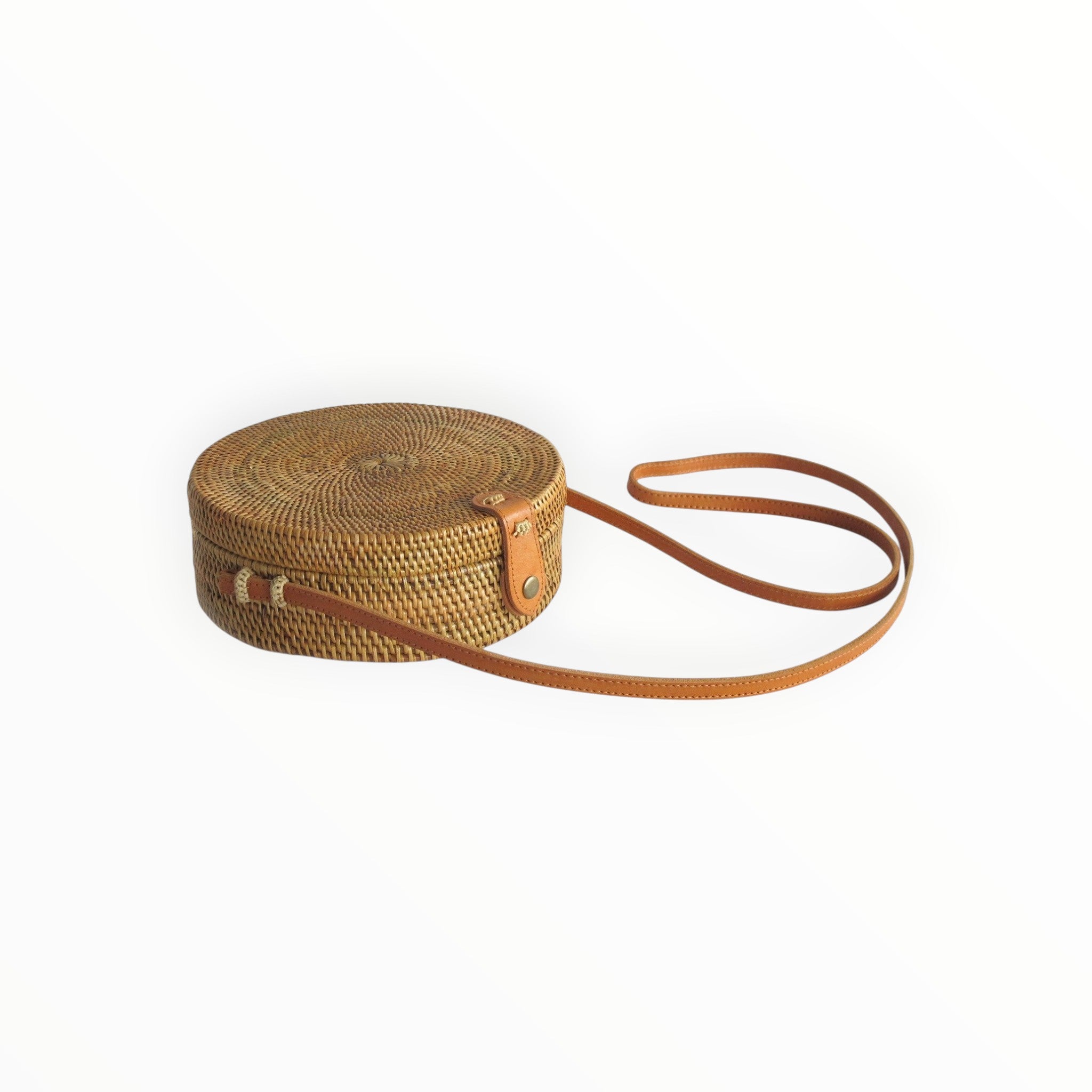 Sac Bali Rond en Rotin Artisanal Schu'zz
