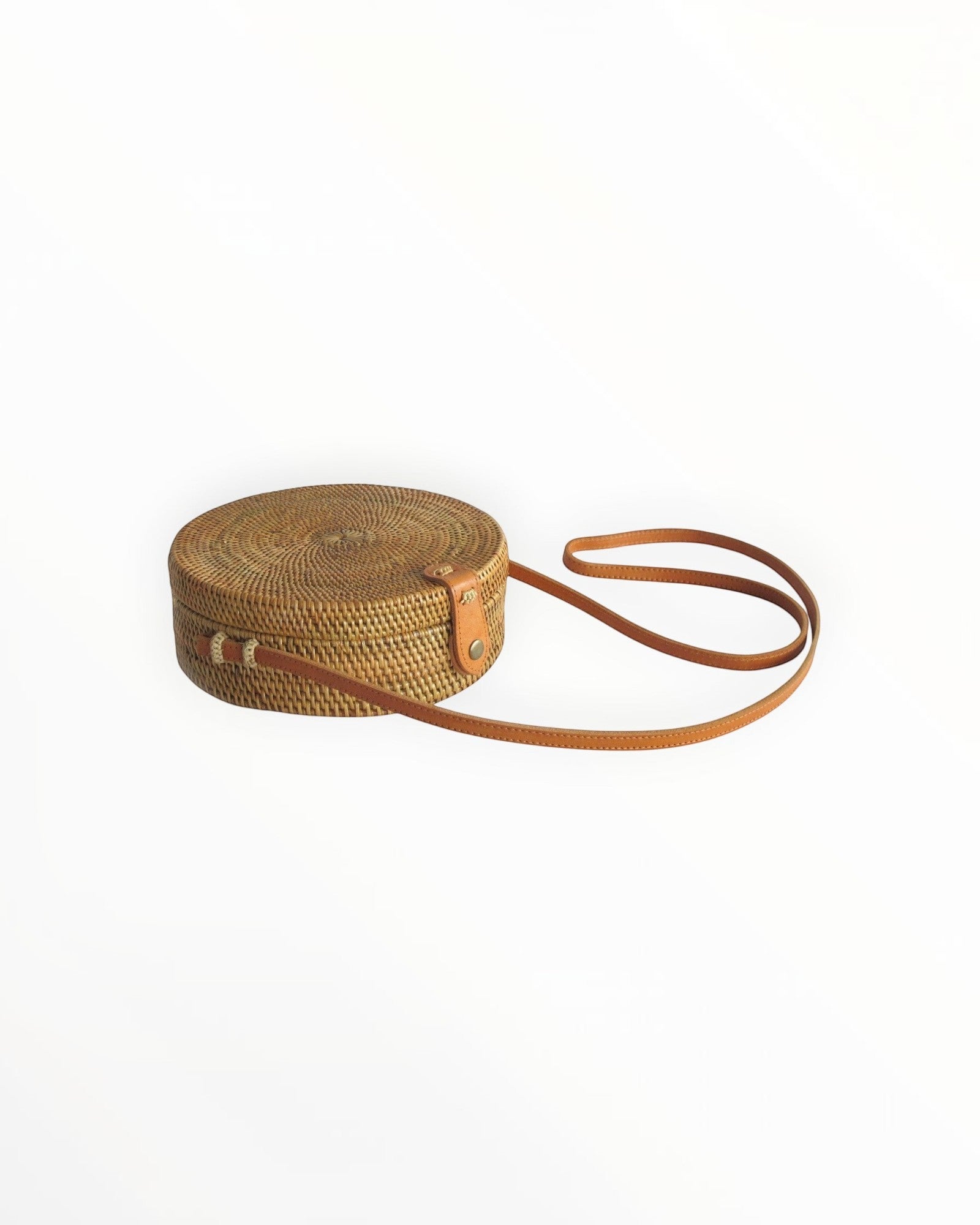 Sac Bali Rond en Rotin Artisanal Schu'zz