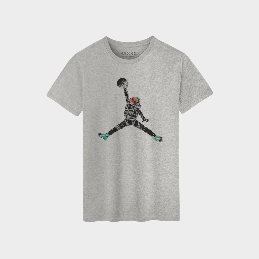 T-shirt Gris Chiné Homme Space Dunk WOOOP