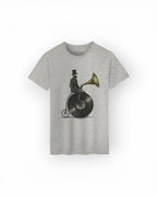 T-shirt Gris Chiné Homme Music Man WOOOP - T-shirts - WOOOP