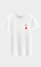 T-shirt Blanc Homme King WOOOP