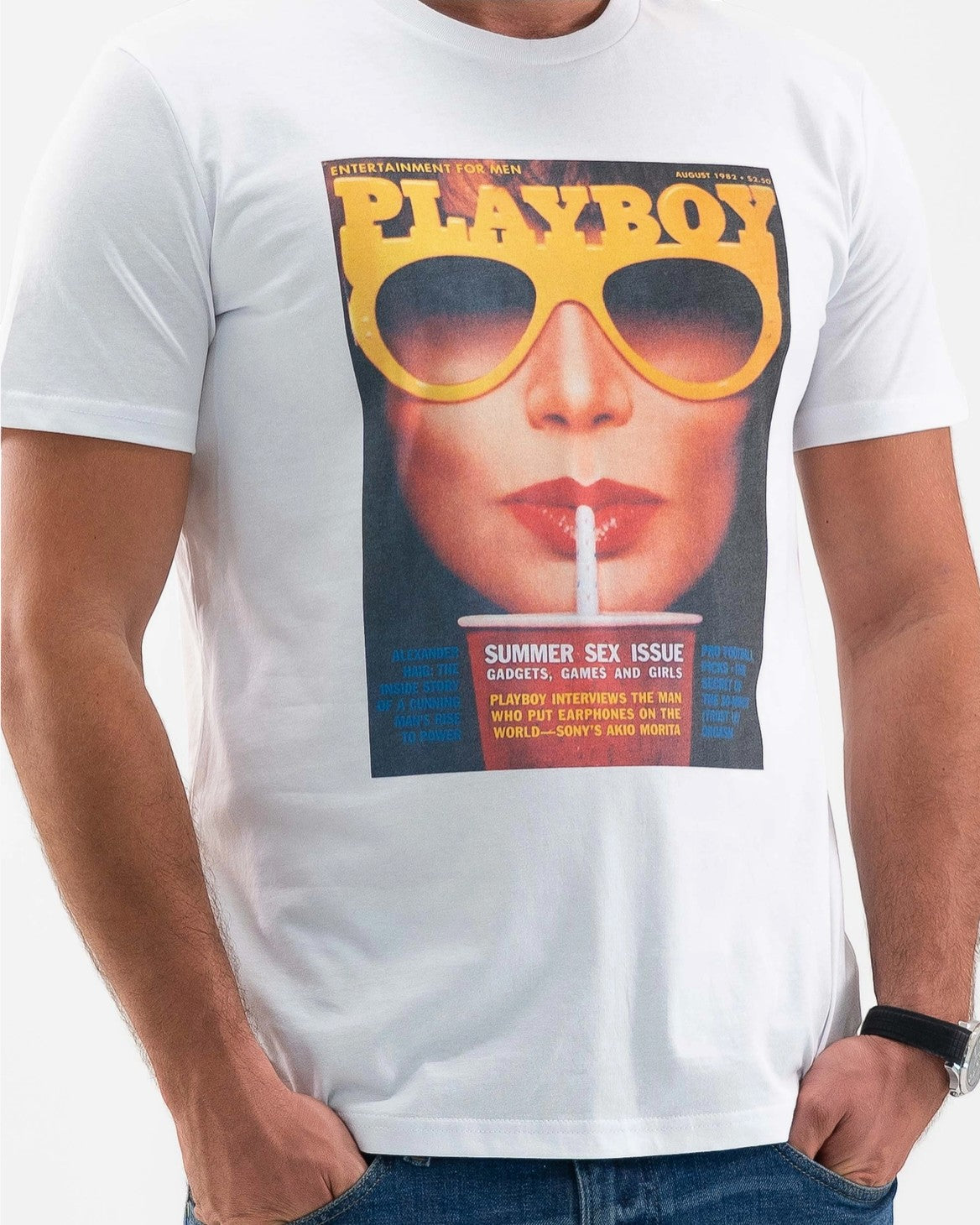 T-shirt Playboy - Tee shirt vintage