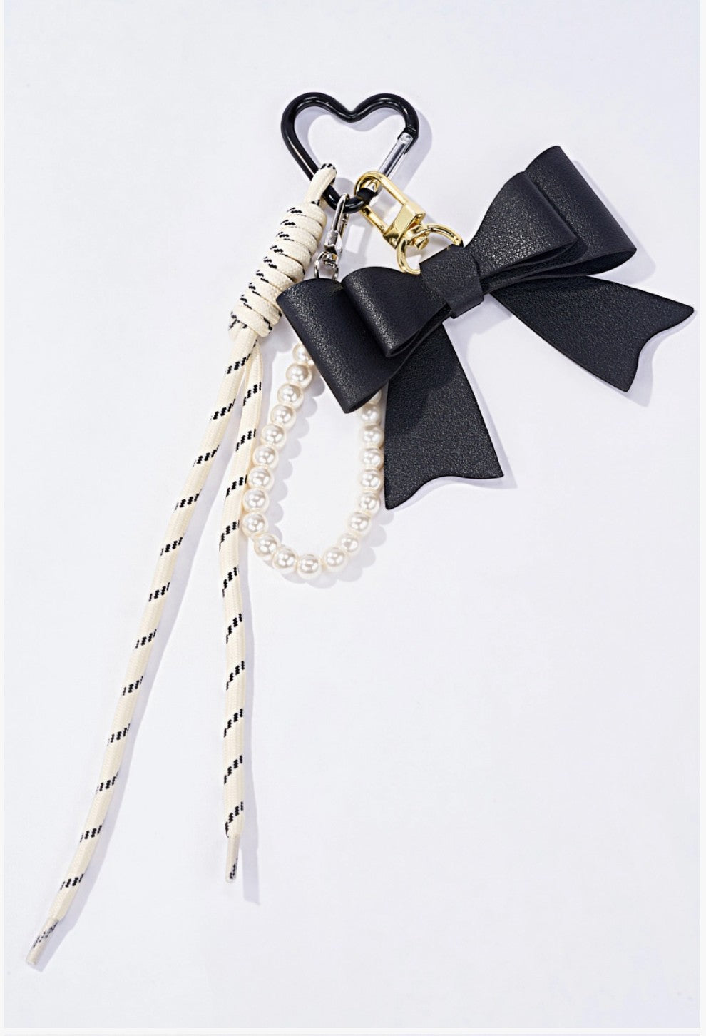Grigri Sac & Porte-clé Nœud et Perles ÉLINE L'ATELIER