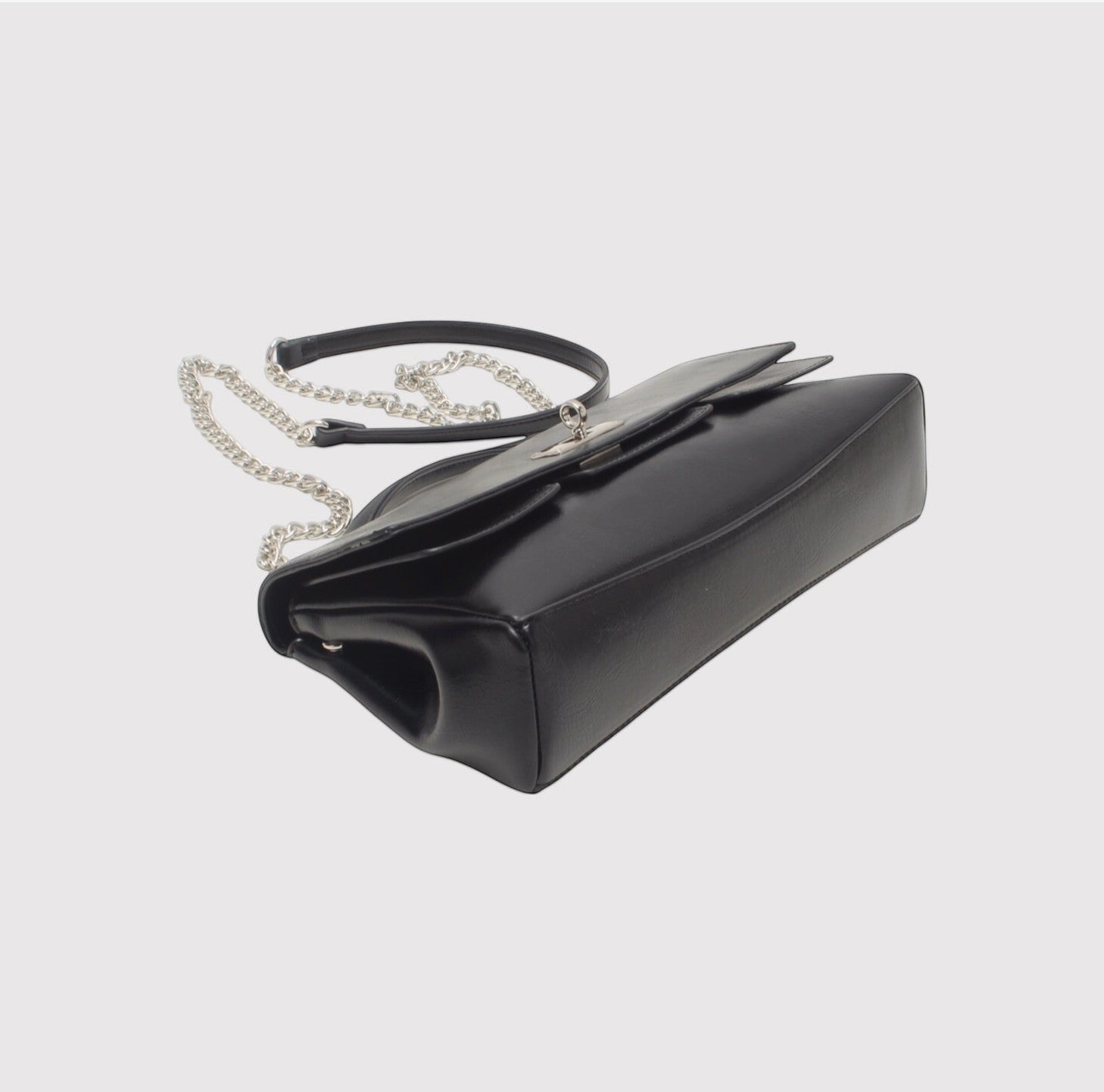 Sac Baguette Bandoulière & Poignet Fermoir Tourniquet BESTINI