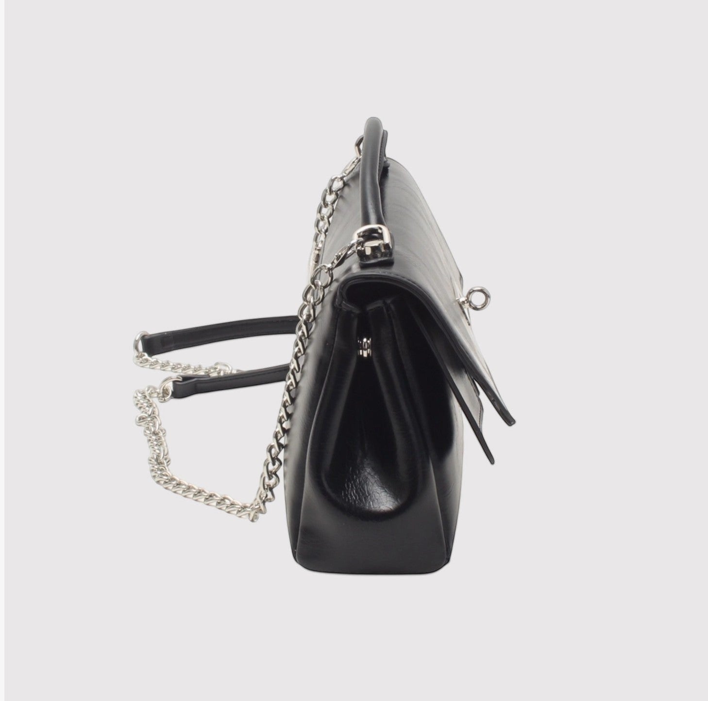 Sac Baguette Bandoulière & Poignet Fermoir Tourniquet BESTINI