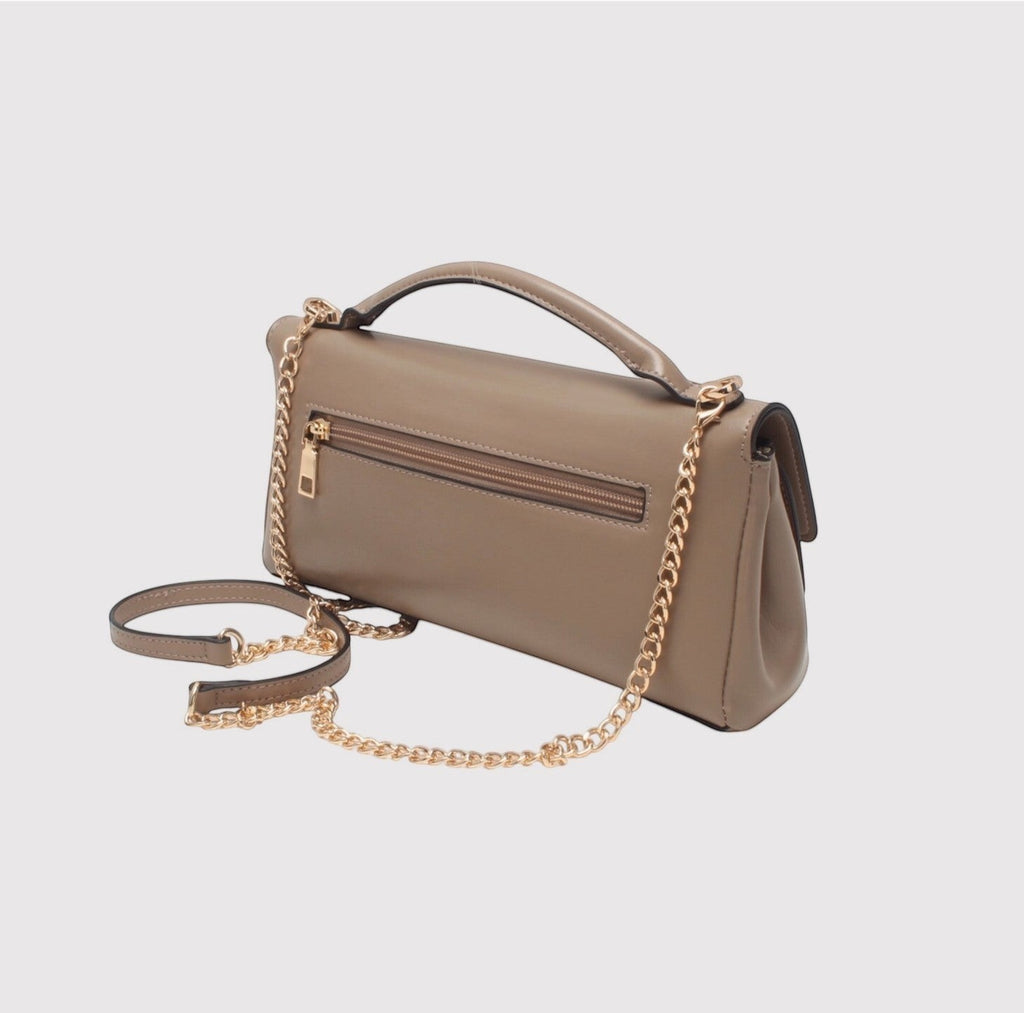 Sac Baguette Bandoulière & Poignet Fermoir Tourniquet BESTINI