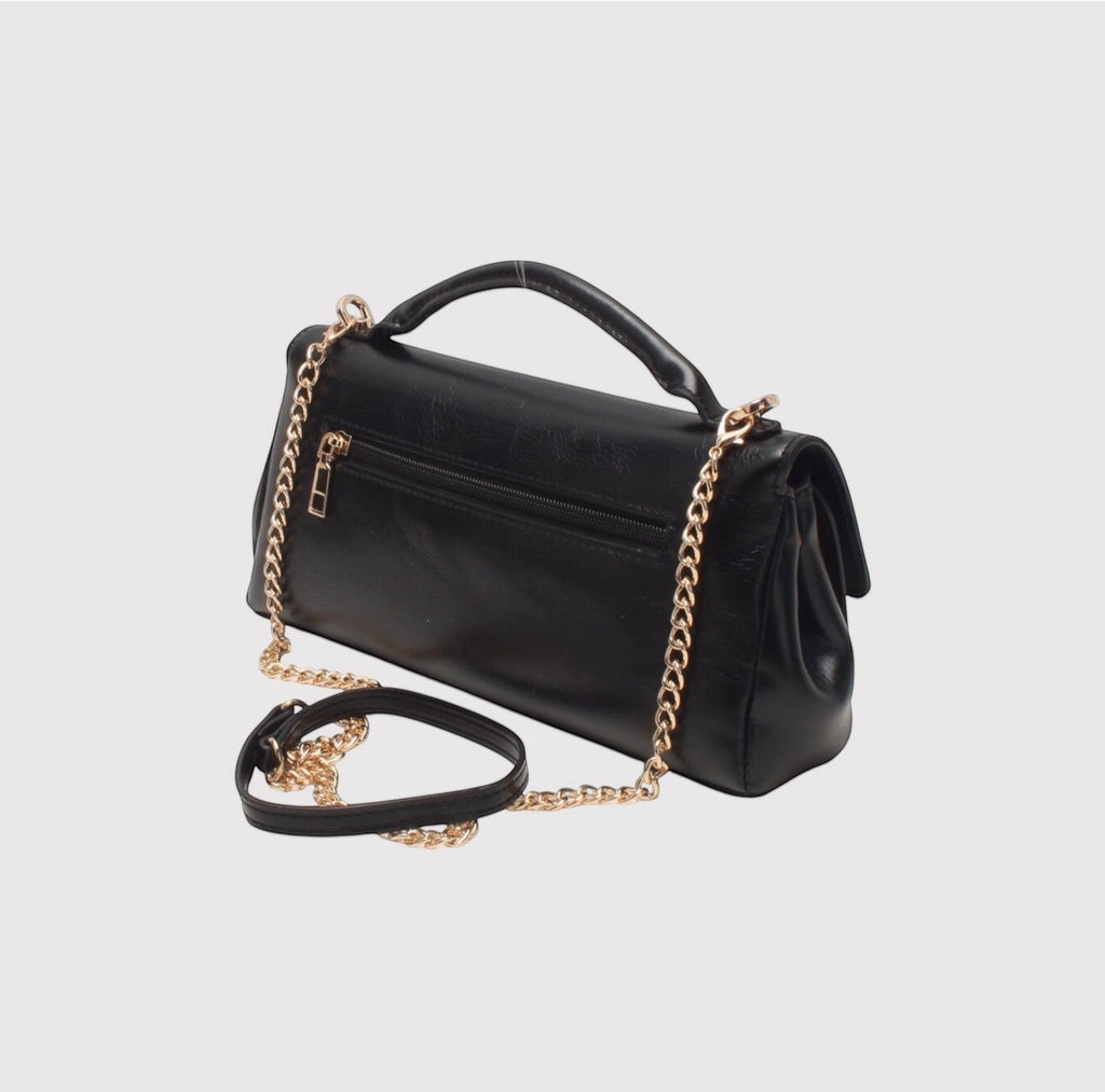 Sac Baguette Bandoulière & Poignet Fermoir Tourniquet BESTINI