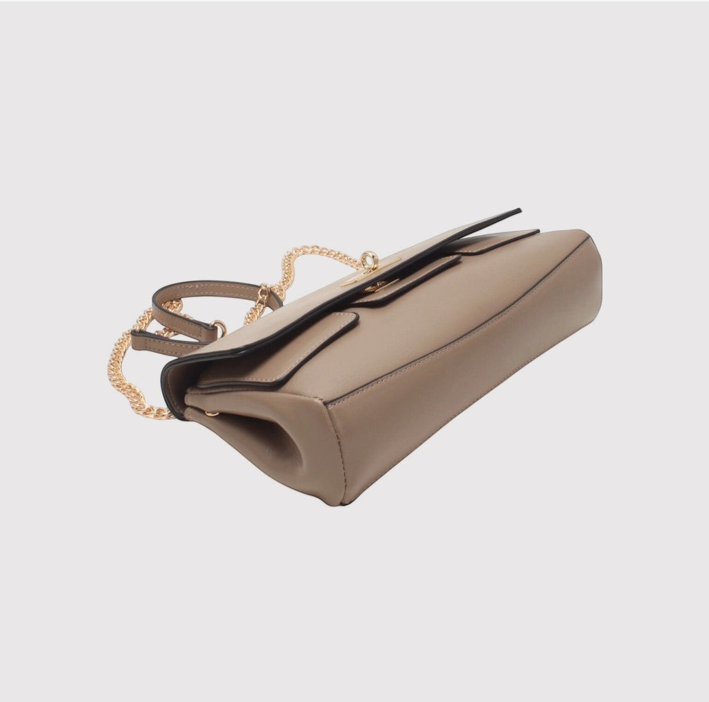 Sac Baguette Bandoulière & Poignet Fermoir Tourniquet BESTINI