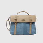 Sac bandoulière amovible bi-matière jean BESTINI