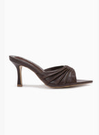 Mule à talon fin à brides plissées JOIA PARIS