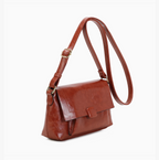 Sac bandoulière zippé à rabat INES DELAURE