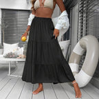 Jupe Longue Viscose Taille Élastique ESTEE BROWN - Jupes - ESTEE BROWN