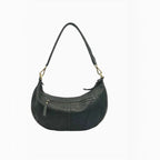 Sac Hobo Demi-Lune Cuir Véritable SUIE VALENTINI - Sacs - SUIE VALENTINI