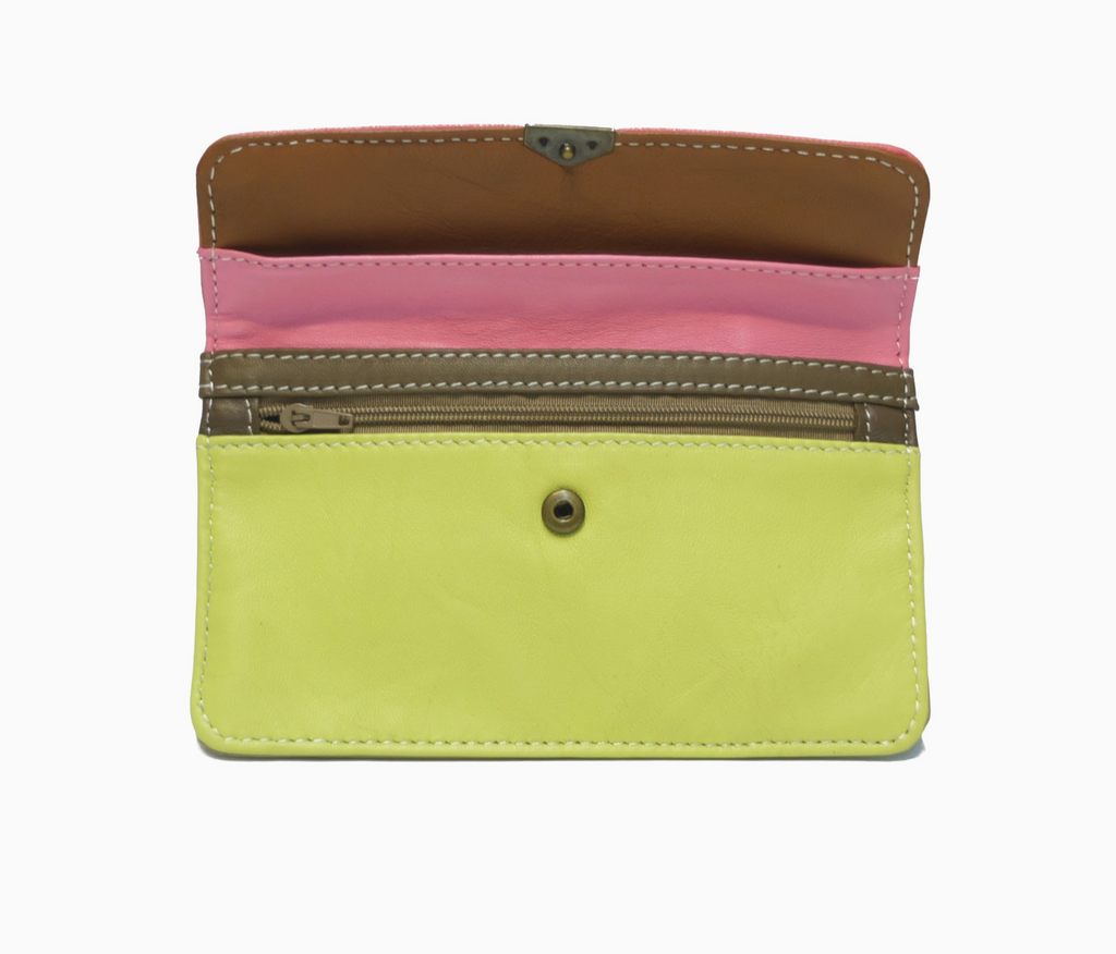 Porte-monnaie multi poches cuir ROYAL MARAIS