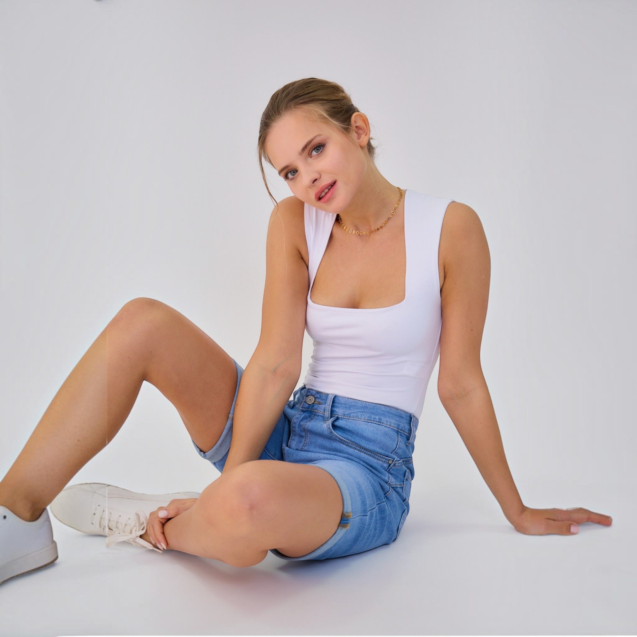 Short en jean Slim "Talya" ANDY & LUCY