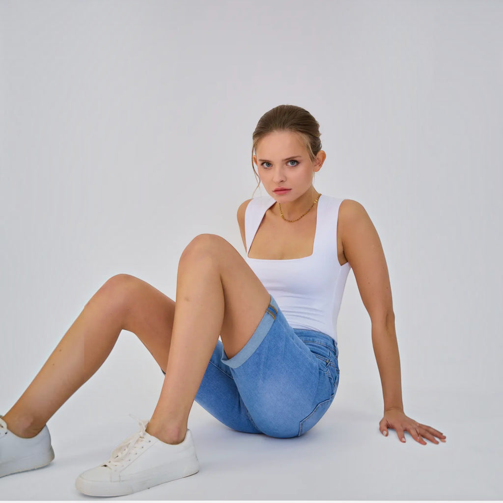 Short en jean Slim "Talya" ANDY & LUCY
